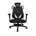 Silla Nibio Gaming Rex T01 Reclinable Nylon Negro - Blanco