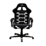 Silla Nibio Gaming Savage Reclinable Nylon Negro - Blanco