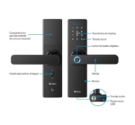 Cerradura Digital Inteligente Wifi Con Huella Y Llave - Imagen 4