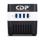 Regulador De Voltaje Cdp 600va 300w 120v 4 Tomas 4 Usb
