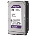 Disco Duro Wd Purpura Para Vigilancia 2tb 5400rpm Sata3 64mb
