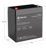 Bateria Sellada De Acido Plomo 12v 4ah Steren - Imagen 2