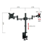 Base Myo Para Doble Monitor Tv Led Lcd 13 A 32 Pulgada - Imagen 2