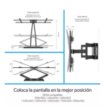 Base Para Tv Steren Con Brazo Articulado De 37 A 90 Pulgadas - Imagen 3