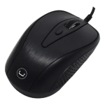 Mouse Unno Tekno Ms6513bk Óptico Usb Negro 2 Botones