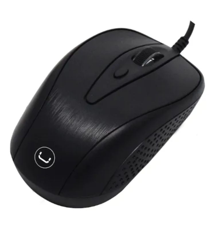 Mouse Unno Tekno Ms6513bk Óptico Usb Negro 2 Botones
