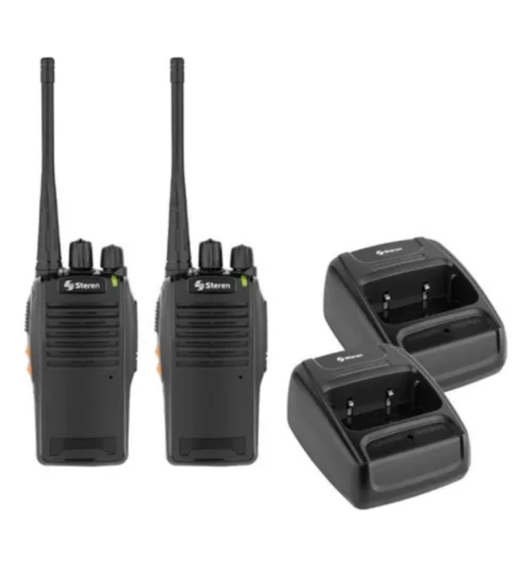 RAD-010 Kit De 2 Radios Steren 16 Canales Alcance 5km Uhf 400-470mhz - Imagen 1
