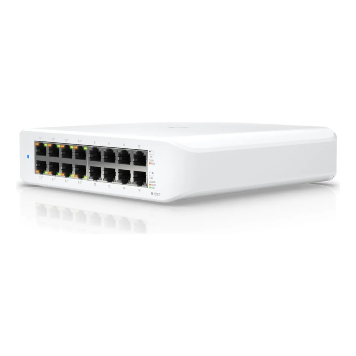 USW-LITE-16-POE (1) Switch Unifi Lite Administrable Poe De 16 Puertos (8 Poe) - Imagen 1
